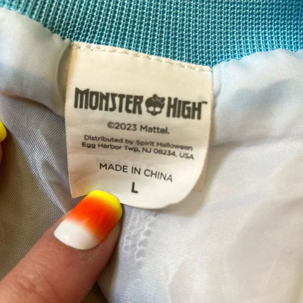 ⚡️Monster High Frankie Stein Jacket, Size Youth Large